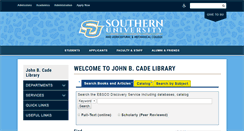 Desktop Screenshot of lib.subr.edu
